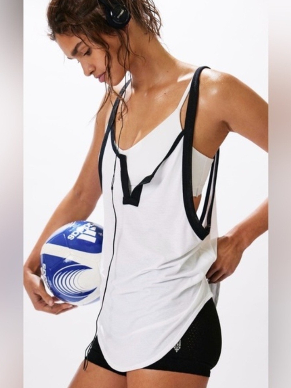 NWT Free People Movement Batter Up Tank Sz M